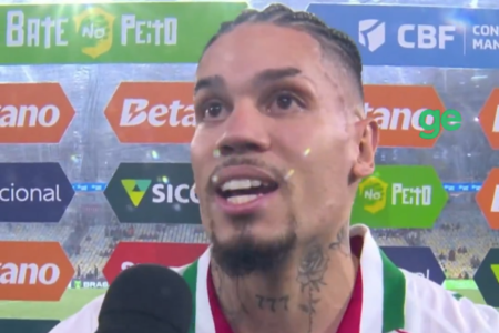 Paulinho, atacante o Palmeiras, explicou provocação ao Flamengo