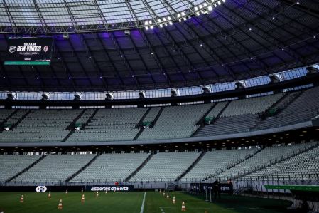 Arena Castelão, palco do jogo entre Ceará e Atlético