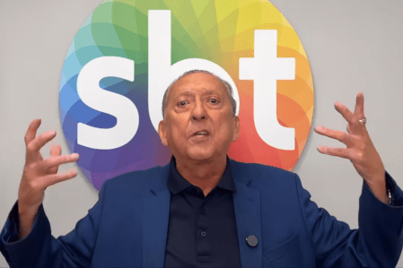Galvão Bueno, narrador do SBT