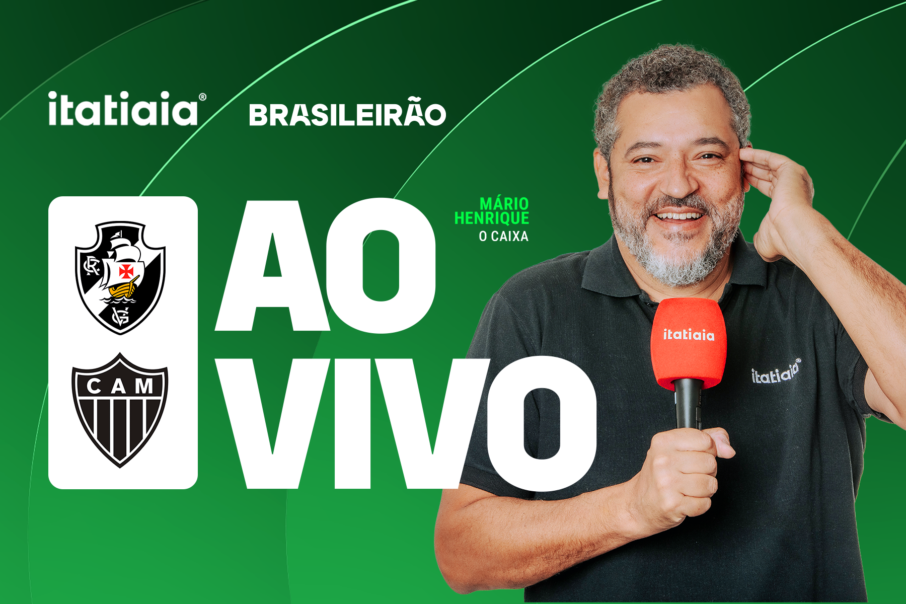 Vasco x Atlético: assista, ao vivo, à transmissão da Itatiaia