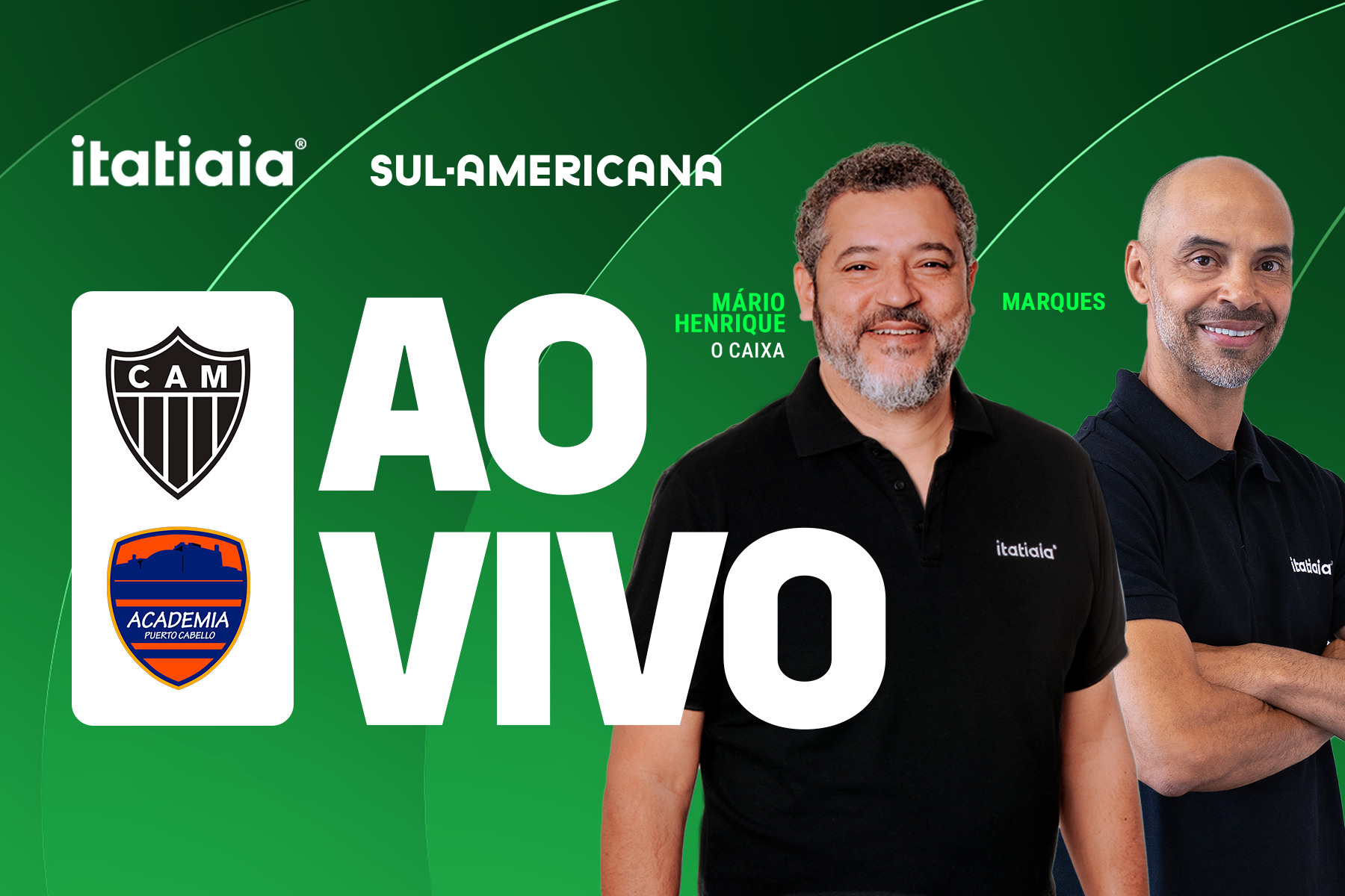 Atlético x Puerto Cabello: assista, ao vivo, à transmissão da Itatiaia