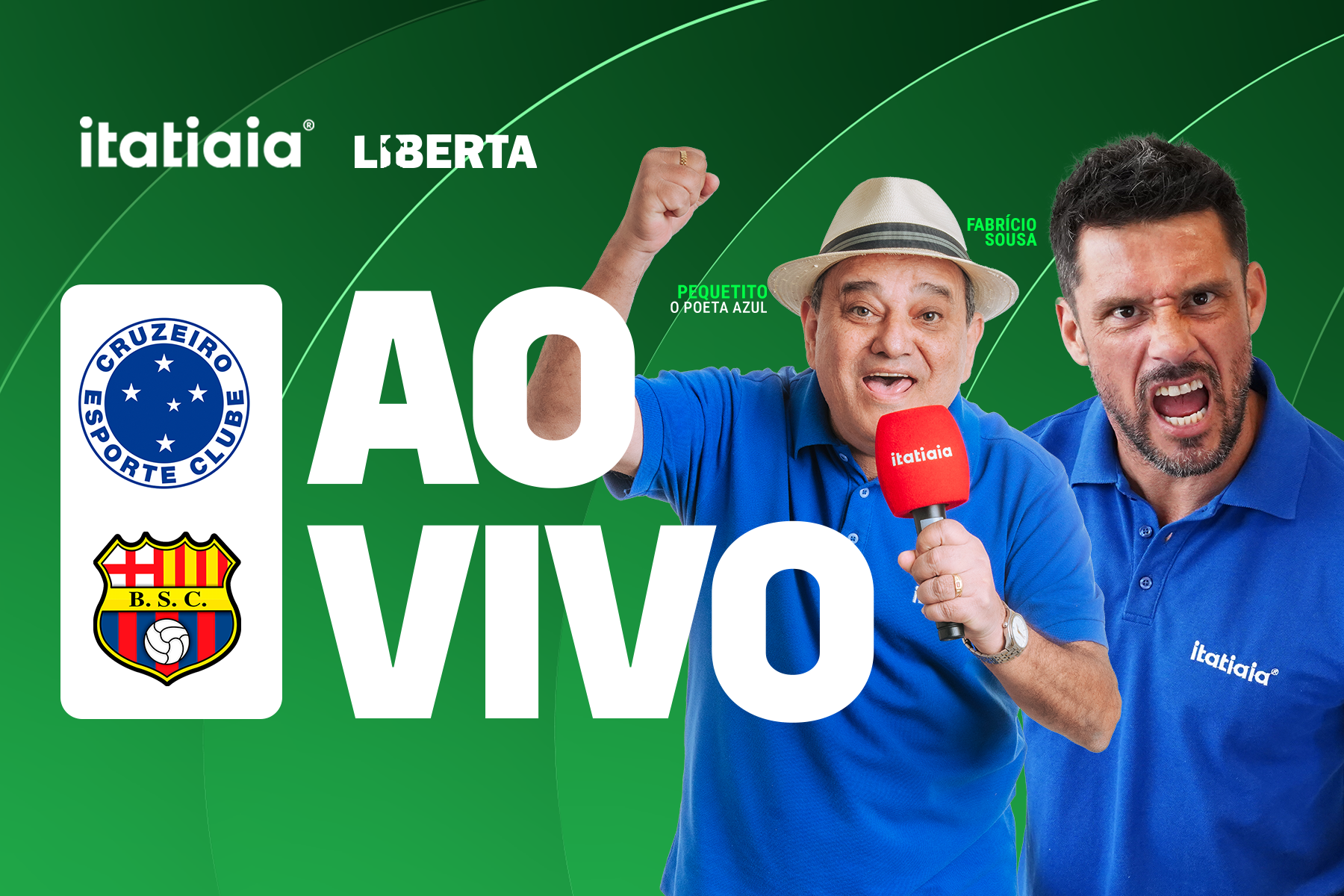 Cruzeiro x Barcelona-EQU: assista, ao vivo, à transmissão da Itatiaia