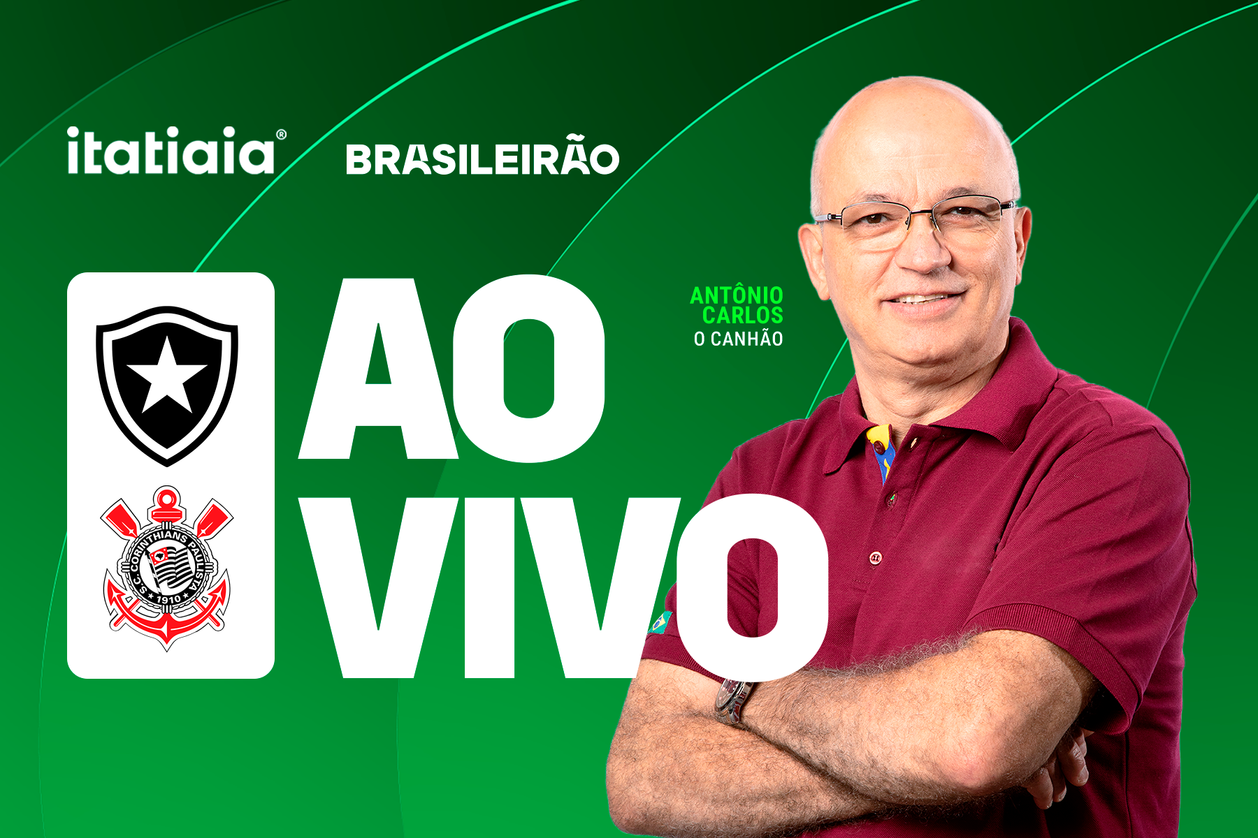Botafogo x Corinthians: assista, ao vivo, a transmissão da Itatiaia