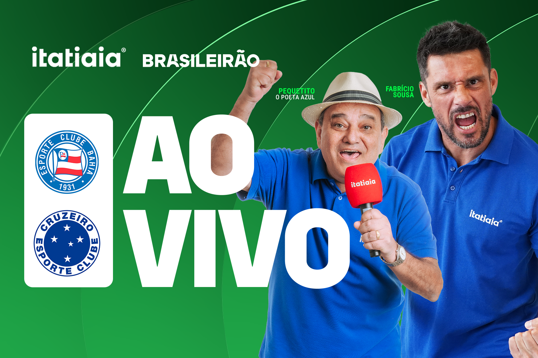 Bahia x Cruzeiro: assista, ao vivo, à transmissão da Itatiaia