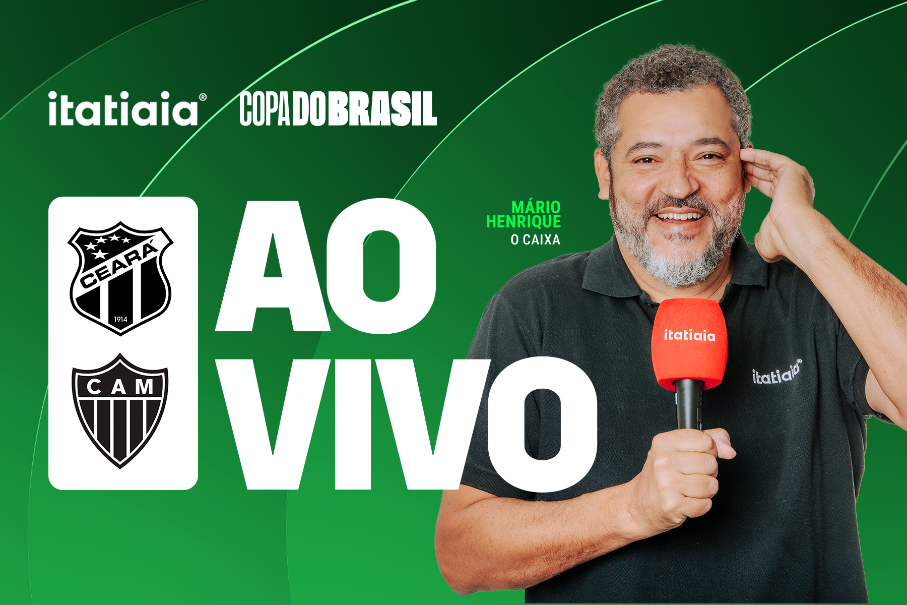Ceará x Atlético: assista, ao vivo, à transmissão da Itatiaia
