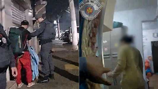 Vídeo mulher simula pedido de pizza no 190 para escapar de agressor em SP