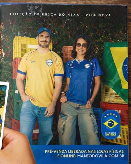 Camisas especiais da Volt para a Copa do Mundo