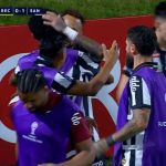 Saiba como foi a comemoração de Neymar e Robinho Jr após gol do Santos