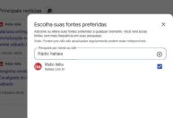 Google lança novo recurso de fontes preferenciais; saiba como escolher a Itatiaia