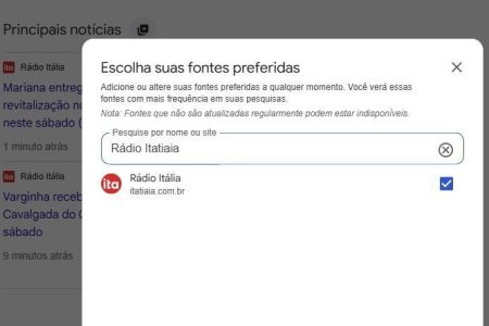 Google lança novo recurso de fontes preferenciais; saiba como escolher a Itatiaia