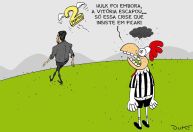 Charge do Duke | Atlético vacila e empata com o Botafogo pelo Brasileiro