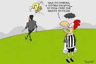 Charge do Duke | Atlético vacila e empata com o Botafogo pelo Brasileiro