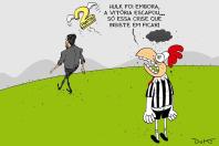 Charge do Duke | Atlético vacila e empata com o Botafogo pelo Brasileiro