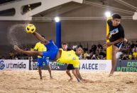 Seleção Brasileira de Beach Soccer faz jogos inéditos em arena indoor
