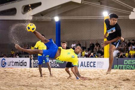 Amistoso entre Brasil e Guatemala em arena indoor no Ceará