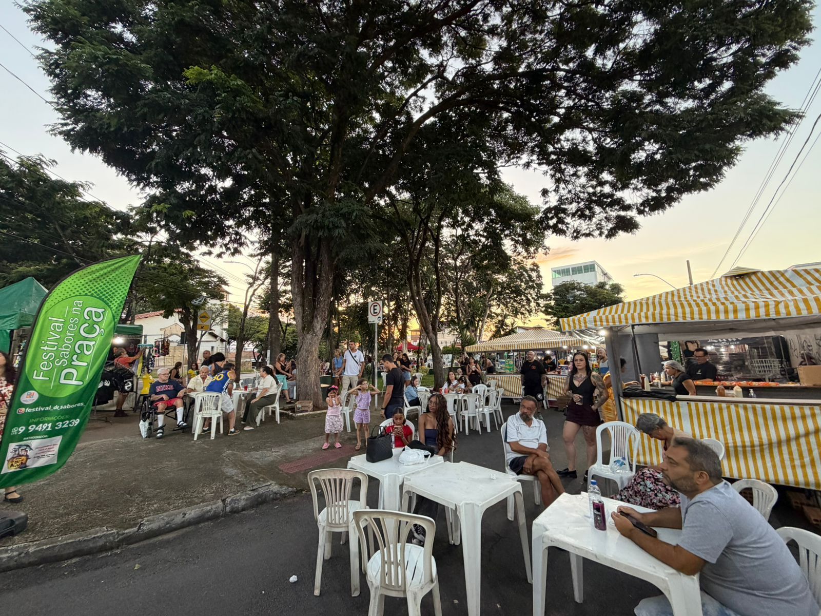 Festival Sabores na Praça retorna ao Caiçara com concurso de rock e troca de figurinhas da Copa