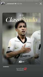 Story de Gabriel Veneno, joia do Atlético • Reprodução / Instagram / Gabriel Veneno