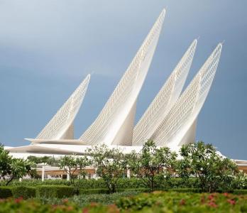 Zayed National Museum, nos Emirados Árabes Unidos • Reprodução/Redes Sociais