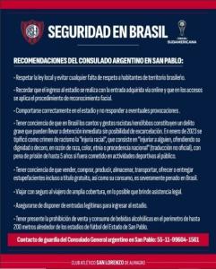 San Lorenzo divulga cartilha com alerta para atos racistas •