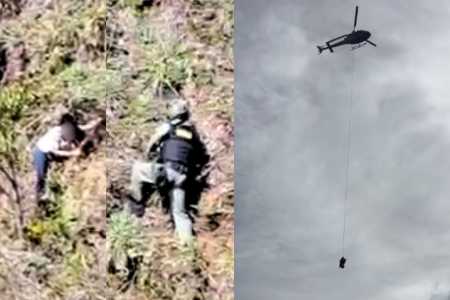 Ana Cláudia Rodrigues da Silva Souza, de 41 anos, foi encontrada com vida no Parque Estadual da Serra do Rola-Moça • Imagens cedidas à Itatiaia