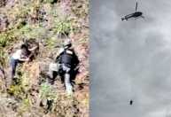Mulher que teria sido sequestrada por ex é resgatada de penhasco na Serra do Rola-Moça