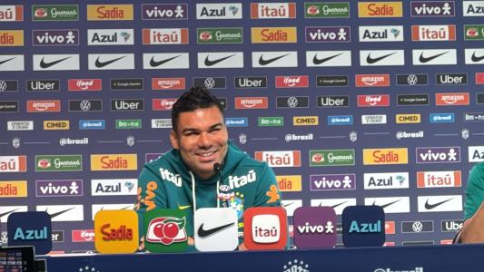 Casemiro, coletiva da Seleção