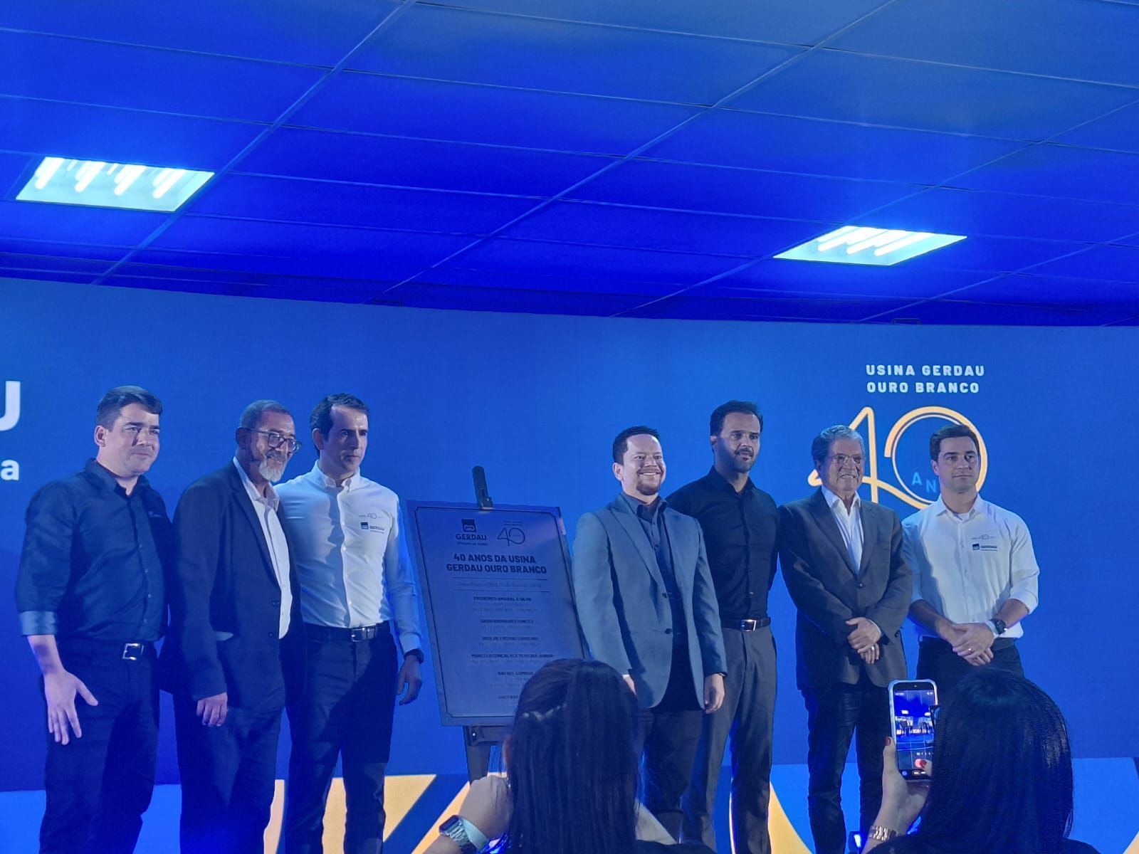 Gerdau celebra 40 anos da Usina Ouro Branco, maior planta da empresa no mundo