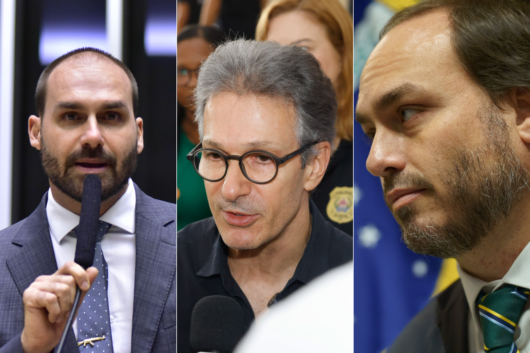 Zema amplia crise com Flávio e provoca reação dos irmãos Bolsonaro
