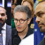 Zema amplia crise com Flávio e provoca reação dos irmãos Bolsonaro