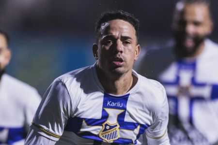 Comemoração de gol em Água Santa 2 x 0 Pouso Alegre, pela Série D 2026