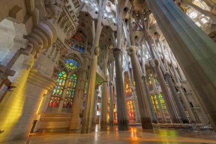 Basílica da Sagrada Família, em Barcelona, na Espanha