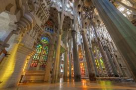 Basílica da Sagrada Família, em Barcelona, na Espanha