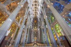 Basílica da Sagrada Família, em Barcelona, na Espanha