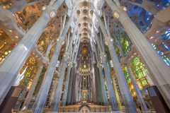 Basílica da Sagrada Família, em Barcelona, na Espanha