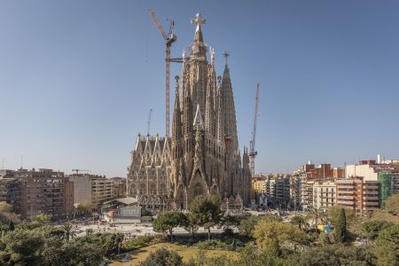 Basílica da Sagrada Família, em Barcelona, na Espanha