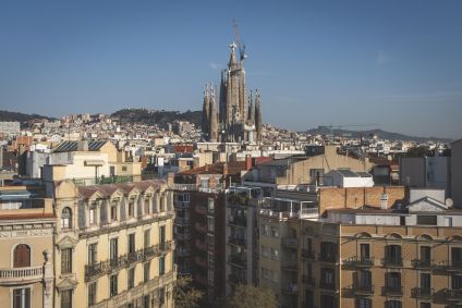 Basílica da Sagrada Família, em Barcelona, na Espanha