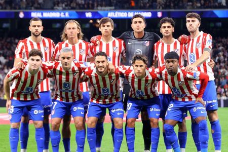 Elenco perfilado do Atlético de Madrid