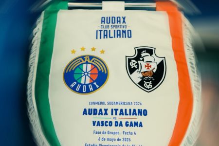 Flâmula da partida entre Audax e Vasco na Sul-Americana