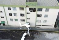 Acidente com avião em BH: drone mostra destroços no dia seguinte à queda