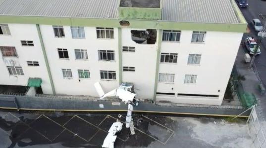 Queda de avião em BH matou três pessoas