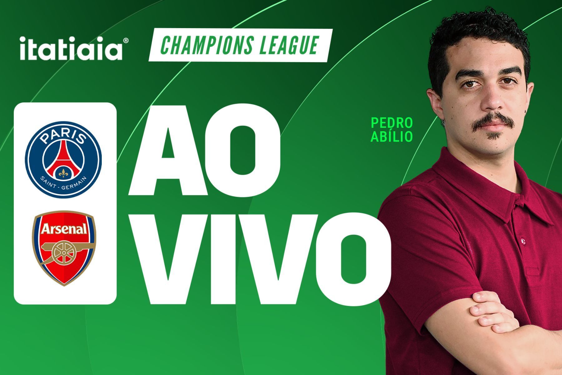 PSG x Arsenal: assista, ao vivo, à transmissão da Itatiaia