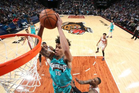 Brandon Clarke em ação pelo Memphis Grizzlies em 2020