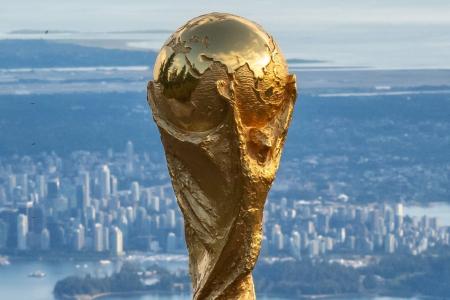 Troféu da Copa do Mundo em Vancouver, no Canadá