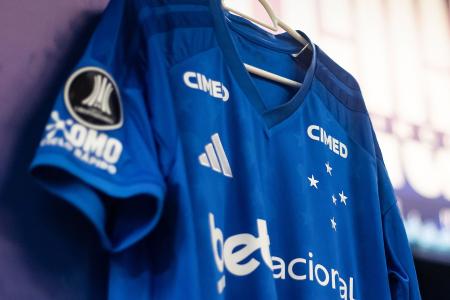 Camisa do Cruzeiro para jogo pela Libertadores