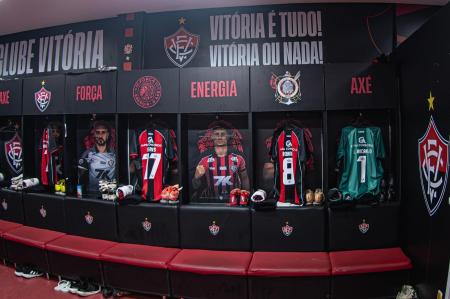 Vestiário do Vitória no Barradão