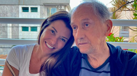 Afonso Paulino e a filha Simone