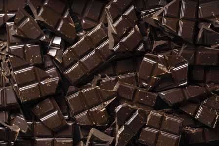 Pedaços de chocolate