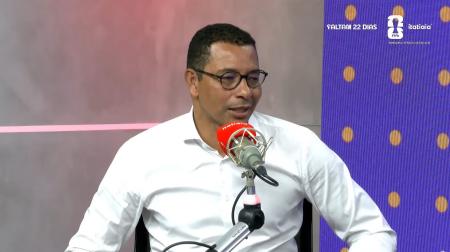 Gilberto Silva em participação no Chamada Geral, da Itatiaia