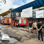 Após incêndio, animais escapam ilesos em feira no DF