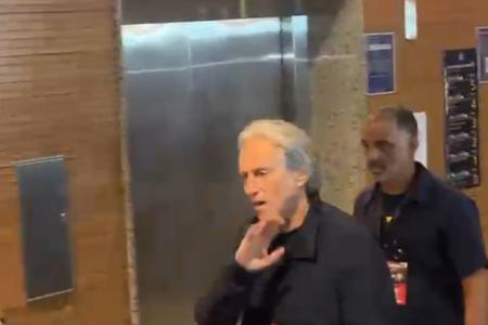 Jorge Jesus foi ao Maracanã para assistir Flamengo x Coritiba
